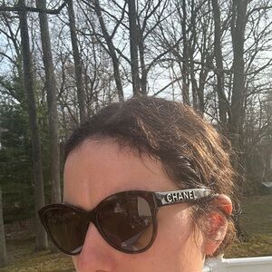 Chanel 5458A c.714/83 Havana/Brown Cat Eye Sunglasses